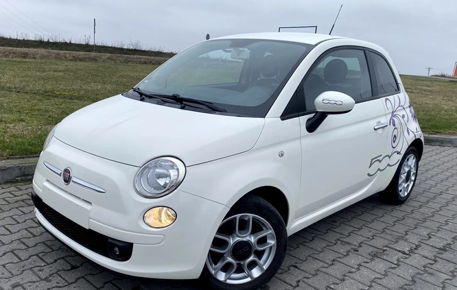 Fiat 500 cena 18900 przebieg: 134000, rok produkcji 2009 z Trzemeszno małe 121